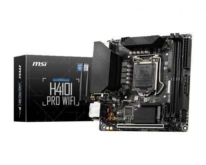 MSI H410I Pro Wifi Intel H410 LGA 1200 mini ITX1