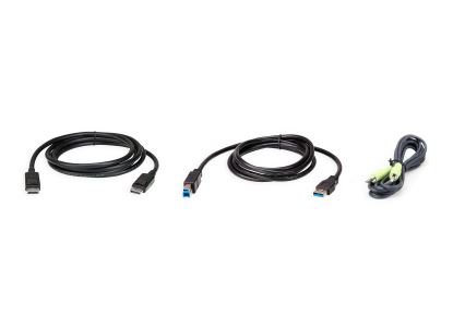 ATEN 2L-7D02UDPX3 KVM cable Black 70.9" (1.8 m)1