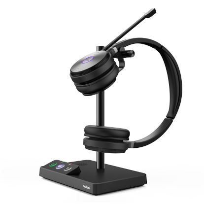 Yealink WH62 Dual UC Headset Wired & Wireless Head-band Office/Call center Micro-USB Charging stand Black1
