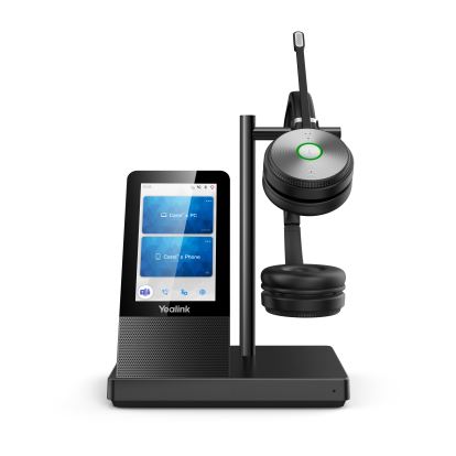 Yealink WH66 Dual UC Personal audio conferencing system Wireless Head-band Office/Call center USB Type-A Bluetooth Charging stand Black1