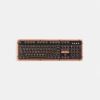 Azio RETRO CLASSIC keyboard USB + Bluetooth QWERTY US English Black, Orange1