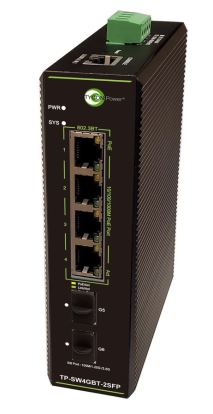 Tycon Systems TP-SW4GBT-2SFP network switch L2+ Gigabit Ethernet (10/100/1000) Power over Ethernet (PoE) Black1