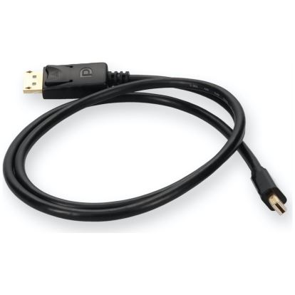 AddOn Networks MINIDP2DP12MM3 InfiniBand cable 35.8" (0.91 m) Mini-DisplayPort 1.2 DisplayPort 1.2 Black1