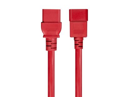 Monoprice 33639 power cable Red 118.1" (3 m) IEC C20 IEC C191