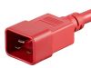 Monoprice 33639 power cable Red 118.1" (3 m) IEC C20 IEC C196