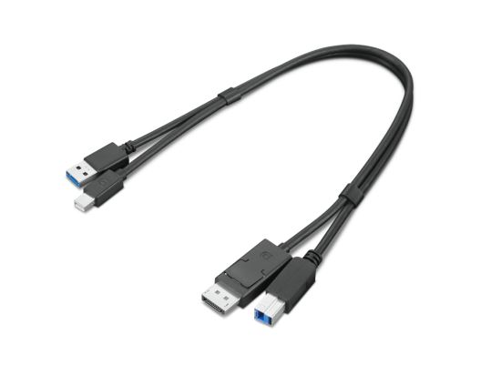 Lenovo 4X91D11453 USB cable 16.9" (0.43 m) USB 3.2 Gen 1 (3.1 Gen 1) USB A USB B Black1