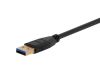 Monoprice 38596 USB cable 17.7" (0.45 m) USB 3.2 Gen 1 (3.1 Gen 1) USB A Black3