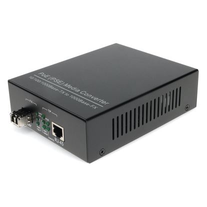 AddOn Networks ADD-GMC-SX-LC-POE network media converter 1000 Mbit/s 850 nm Multi-mode Black1
