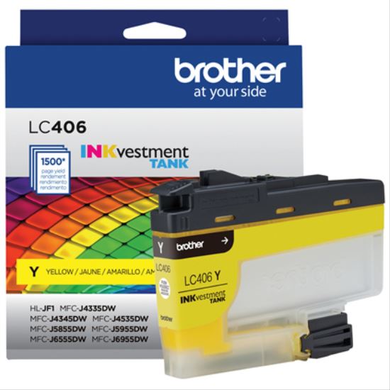 Brother LC406YS ink cartridge 1 pc(s) Original Standard Yield Yellow1