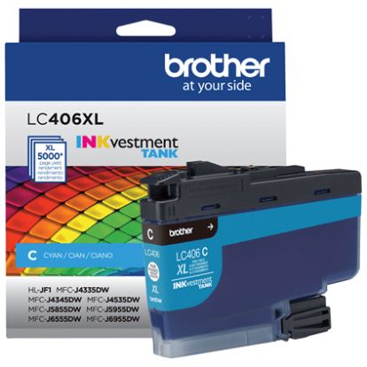 Brother LC406XLCS ink cartridge 1 pc(s) Original High (XL) Yield Cyan1