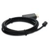 AddOn Networks USBC2H4MM3F-AA video cable adapter 35.8" (0.91 m) USB Type-C HDMI Black5