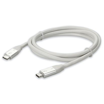 AddOn Networks USBCTBOLT1-2MW USB cable 47.2" (1.2 m) USB 3.2 Gen 2 (3.1 Gen 2) USB C White1