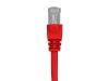 Monoprice 24322 networking cable Red 11.8" (0.3 m) Cat6a S/UTP (STP)2