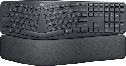 Logitech ERGO K860 for Business keyboard RF Wireless + Bluetooth QWERTY US English Graphite1