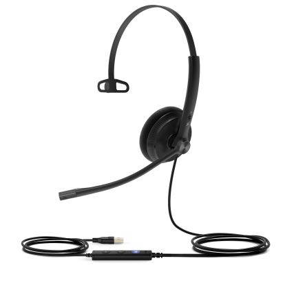 Yealink UH34 Lite Mono Teams Headset Wired Head-band Office/Call center USB Type-A Black1