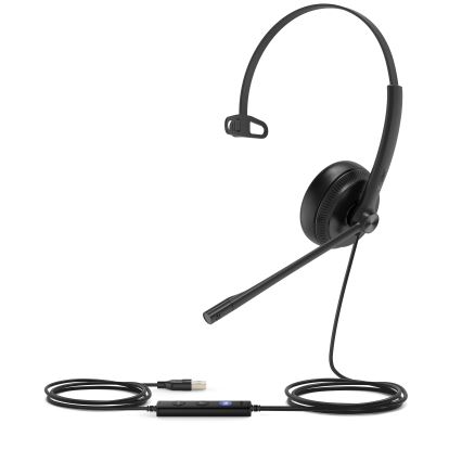 Yealink UH34 Mono Teams Headset Wired Head-band Office/Call center USB Type-A Black1
