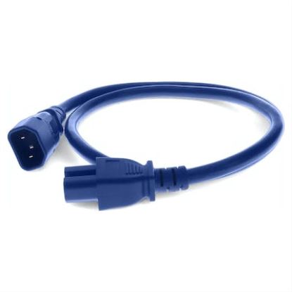 AddOn Networks ADD-C142C1514AWG8FTBE power cable Blue 94.5" (2.4 m) IEC C14 IEC C151