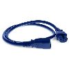 AddOn Networks ADD-C142C1514AWG8FTBE power cable Blue 94.5" (2.4 m) IEC C14 IEC C157