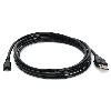 AddOn Networks USB2MICROUSB6IN USB cable 5.91" (0.15 m) USB 2.0 USB A Micro-USB B Black8