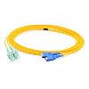 AddOn Networks APC/SC - SC, 1m fiber optic cable 39.4" (1 m) OS1 Yellow1