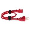 AddOn Networks ADD-515P2C1314AWG6FTRD power cable Red 72" (1.83 m) NEMA 5-15P IEC C136