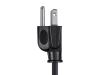 Monoprice 42055 power cable Black 23.6" (0.6 m) NEMA 5-15P C13 coupler5
