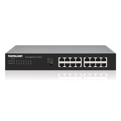 Manhattan 561815 network switch Unmanaged Gigabit Ethernet (10/100/1000) Black1