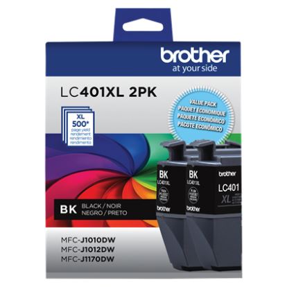 Brother LC401XL2PKS ink cartridge 1 pc(s) Original High (XL) Yield Black1
