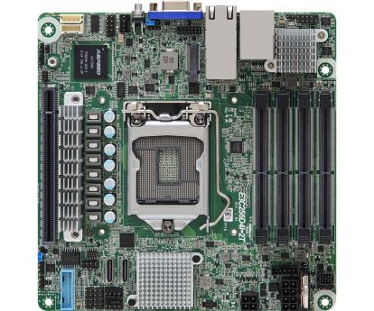 Asrock E3C256D4I-2T motherboard Intel C256 LGA 1200 (Socket H5) mini ITX1