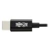 Tripp Lite U437-001 audio cable 5.12" (0.13 m) 3.5mm USB Type-C Black9