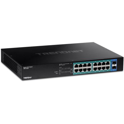 Trendnet TPE-TG182 network switch Gigabit Ethernet (10/100/1000) Power over Ethernet (PoE) 1U Black1