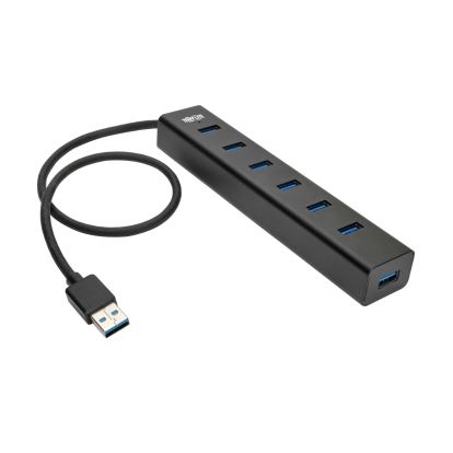 Tripp Lite U360-007-AL-INT interface hub USB 3.2 Gen 1 (3.1 Gen 1) Type-A 5000 Mbit/s Black1