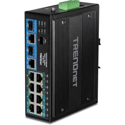 Trendnet TI-BG104 network switch Unmanaged Gigabit Ethernet (10/100/1000) Power over Ethernet (PoE) Black1