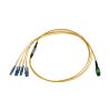 Tripp Lite N390-01M-4S-AP fiber optic cable 39.8" (1.01 m) 12x MTP/MPO 4x SN OFNR OM2 Black, Blue, Green, White, Yellow2