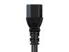 Monoprice 35057 power cable Black 23.6" (0.6 m) C14 coupler C13 coupler6