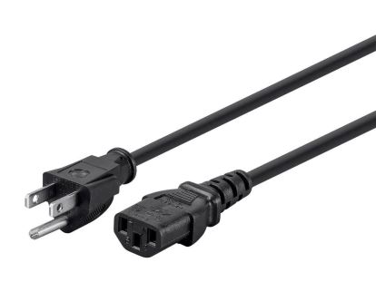 Monoprice 39788 power cable Black 35.4" (0.9 m) C13 coupler NEMA 5-15P1