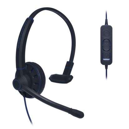 JPL Commander-1 V2 Headset Wired Head-band Office/Call center USB Type-A Black, Blue1
