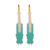 Tripp Lite N823S-01M-MG fiber optic cable 39.8" (1.01 m) SN OFNR OM4 Aqua color, Magenta, White1