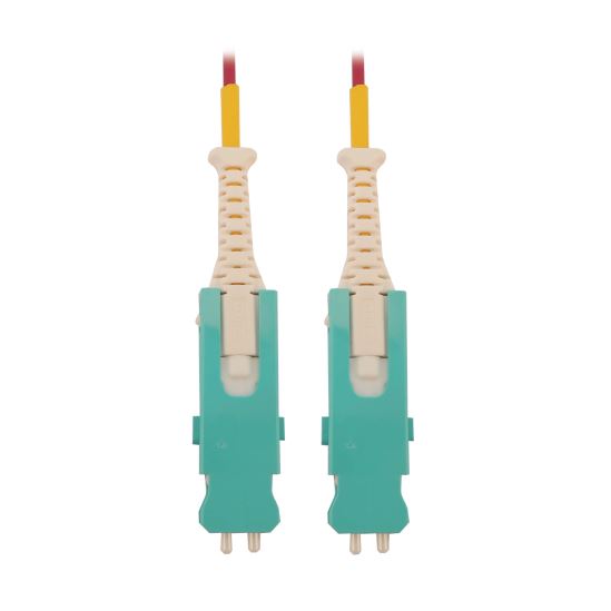 Tripp Lite N823S-02M-MG fiber optic cable 79.1" (2.01 m) SN OFNR OM4 Aqua color, Magenta, White1