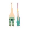 Tripp Lite N823L-01M-MG fiber optic cable 39.8" (1.01 m) SN LC OFNR OM4 Aqua color, Magenta, White1