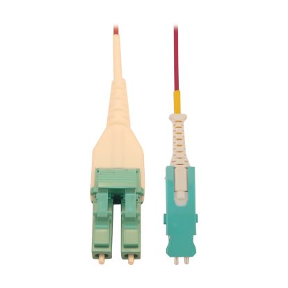 Tripp Lite N823L-01M-MG fiber optic cable 39.8" (1.01 m) SN LC OFNR OM4 Aqua color, Magenta, White1