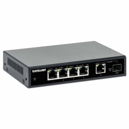 Intellinet 561822 network switch Gigabit Ethernet (10/100/1000) Power over Ethernet (PoE) Black1