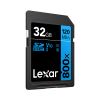 Lexar High-Performance 800x SDHC/SDXC UHS-I Card BLUE Series 32 GB Class 102