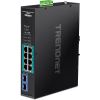 Trendnet TI-PGM102 network switch Gigabit Ethernet (10/100/1000) Power over Ethernet (PoE) Black1