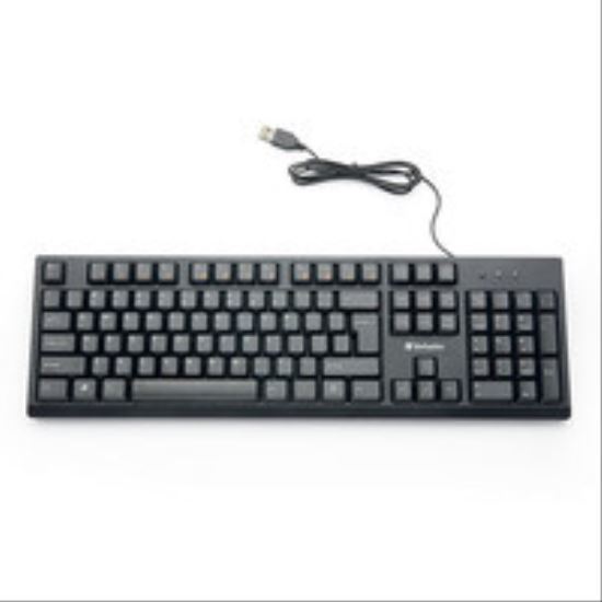 Verbatim 70735 keyboard USB QWERTY Black1