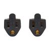 Tripp Lite P024-001-2 power cable Black 11.8" (0.3 m) NEMA 5-15P 2 x NEMA 5-15R6