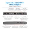 Tripp Lite U442-DOCK4-INT notebook dock/port replicator Wired USB 3.2 Gen 2 (3.1 Gen 2) Type-C Gray4