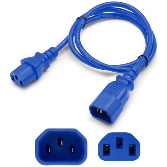 AddOn Networks ADD-C132C1414AWG4FTBE power cable Blue 47.2" (1.2 m) C13 coupler C14 coupler1