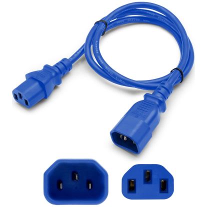 AddOn Networks ADD-C132C1414AWG8FTBE power cable Blue 96.1" (2.44 m) C13 coupler C14 coupler1