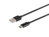 Monoprice 38901 USB cable 70.9" (1.8 m) USB 2.0 USB C USB A Black2
